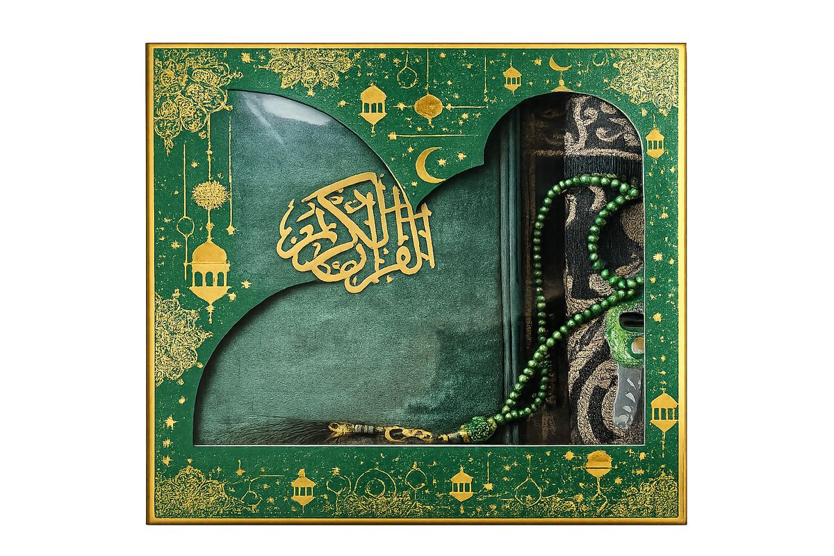 SunnahCo Emerald Royal Prayer Gift Set – Luxury Edition